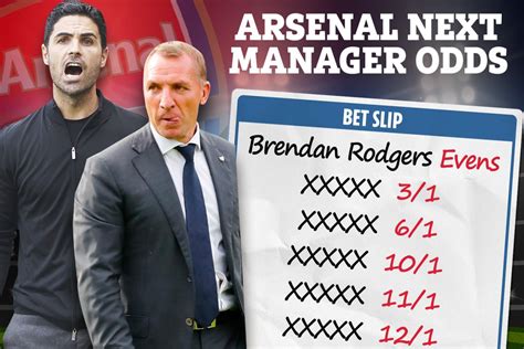 odds for next arsenal manager